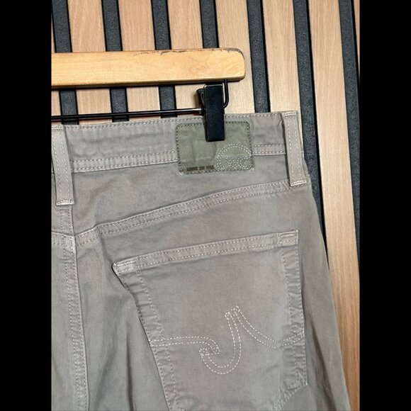 AG Adriano Goldshmied Chino Pants 34 x 34 Men’s Gray The Protege Straight Leg - Picture 9 of 11